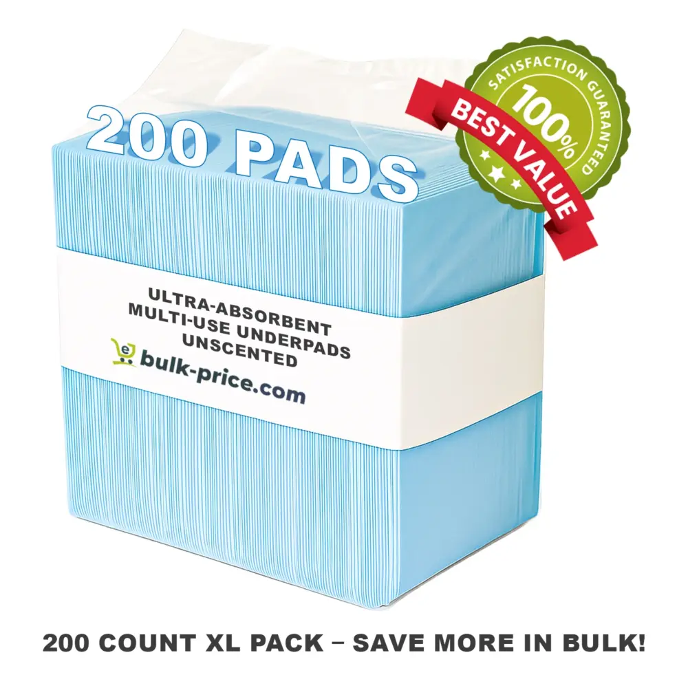 XL Disposable Bed Underpads - Bulk-Price