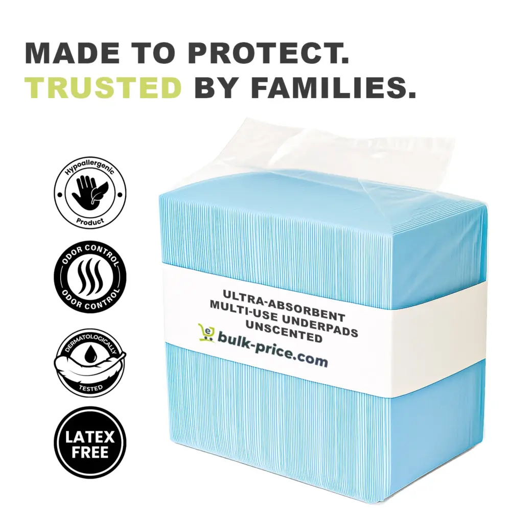 Large Disposable Bed Underpads - Adult Pad for Surgery Adult-Bulk-Price
