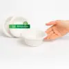 Biodegradable Bowls White Pack of 100 Compostable and Durable