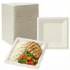 Biodegradable Square Plates – 6, 8 & 10 Inch Eco-Friendly & Stylish