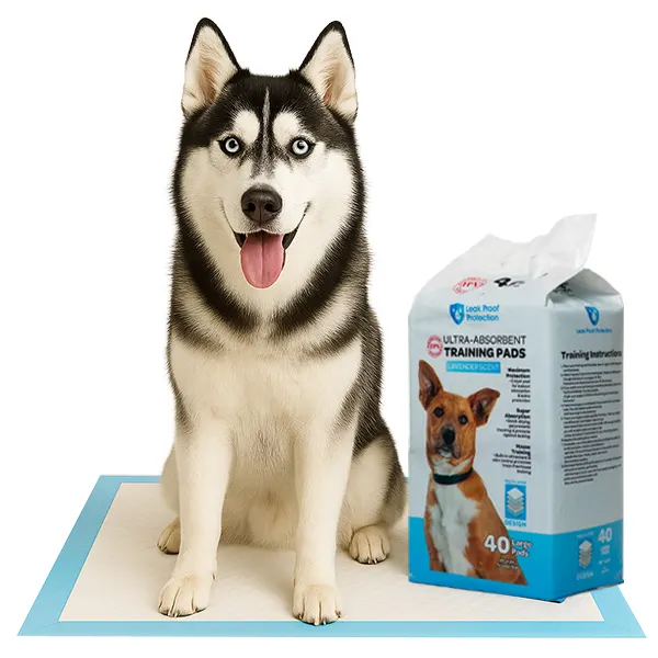 Large Dog Pee Pads 24×24 Inch – Leak-Proof, Odor Control, Quick-Dry