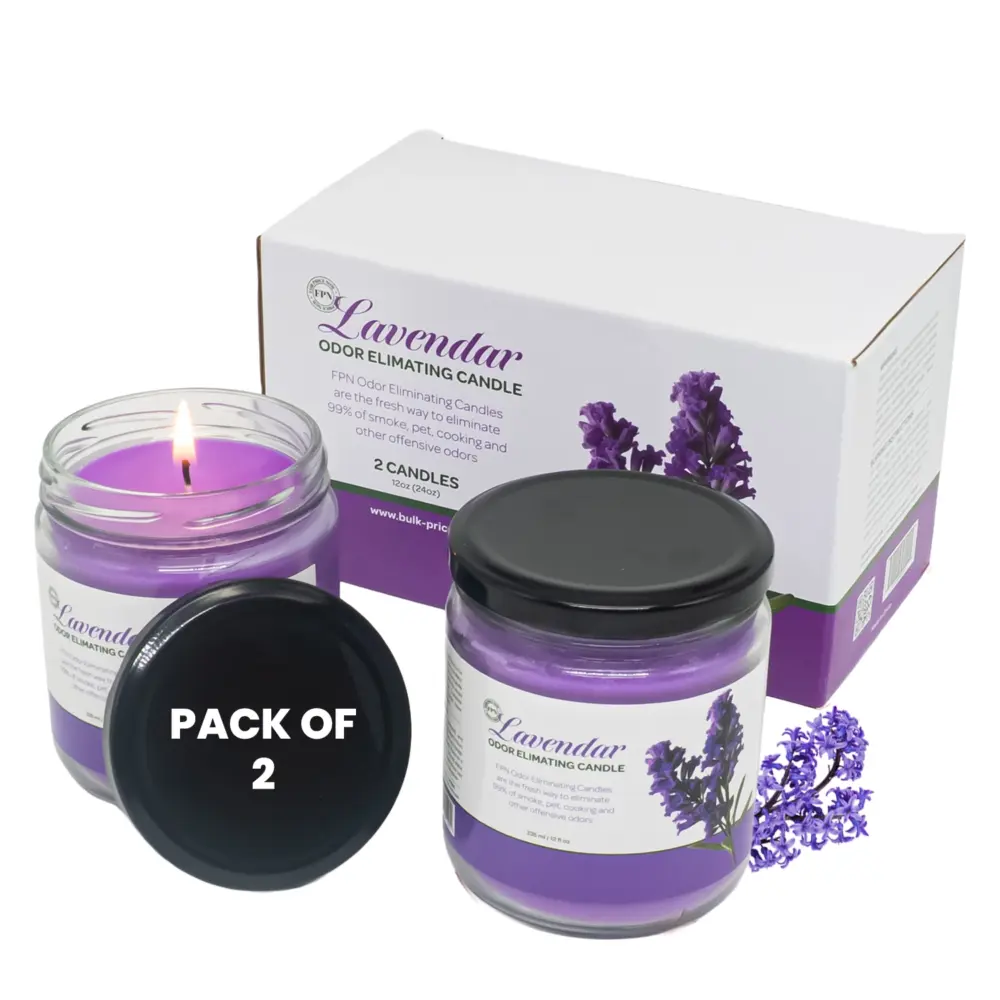 Lavender Candle Relaxation & Stress Relief Pack of 2
