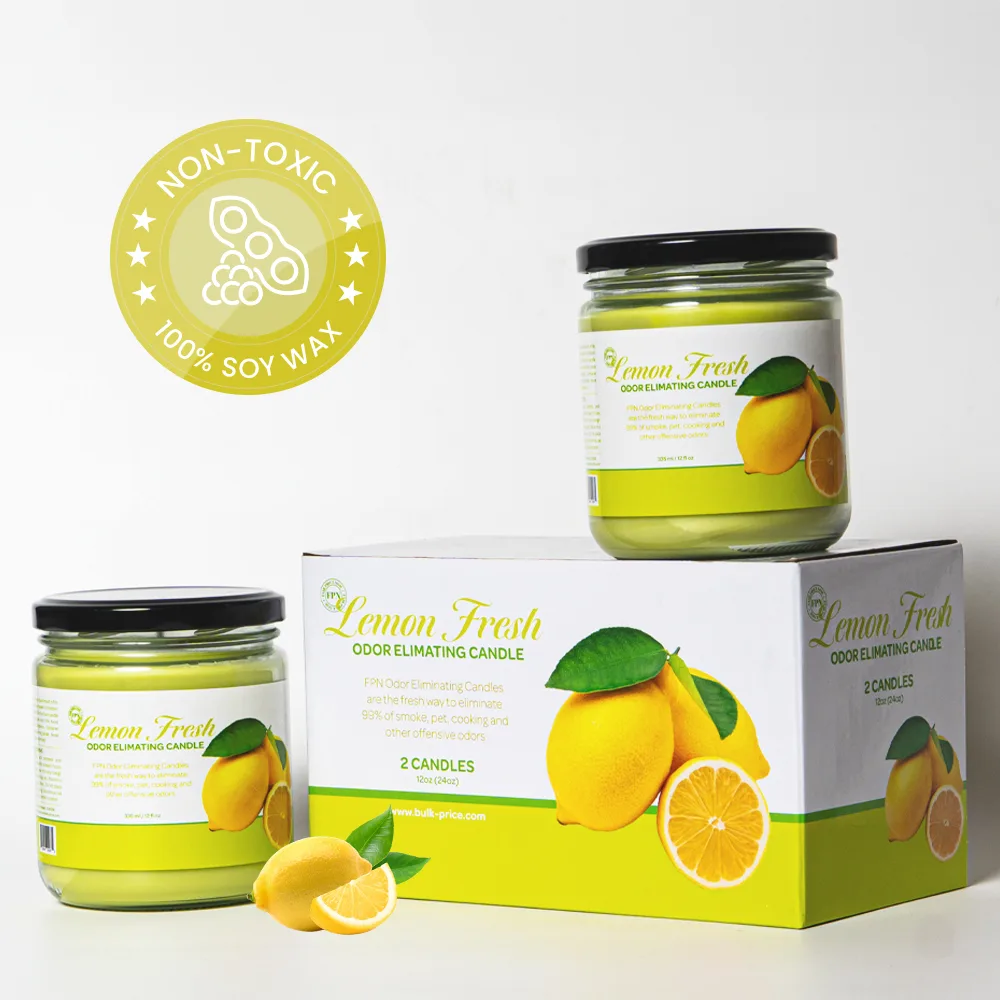Lemon Fresh Odor eliminating candles