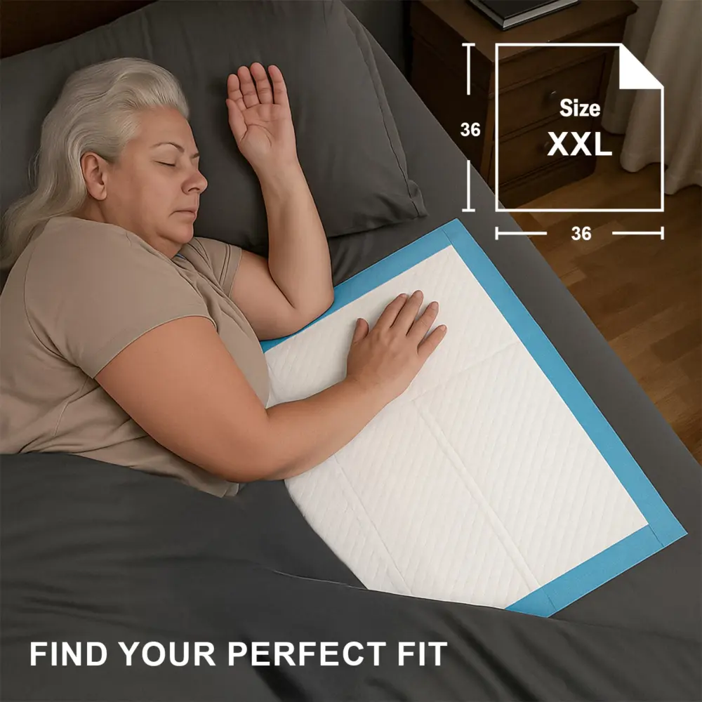 XXL Disposable Bed Underpads 36×36 Inch - Maximum Absorption & Leak-Proof Protection