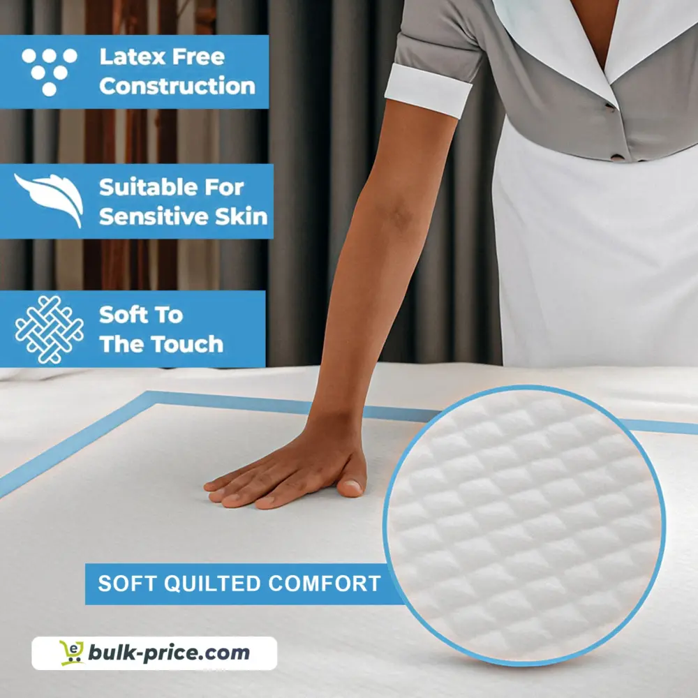 Large Disposable Bed Underpads - Adult Pad for Surgery Adult - Soft Quilted Comfort