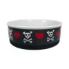 Bad to the Bone Dog Bowl Large Sturdy and Stylish Pet Dish