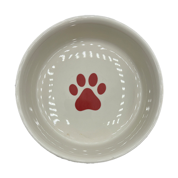Cats Meow Rose Pet Bowl Large for dry food wet food or water