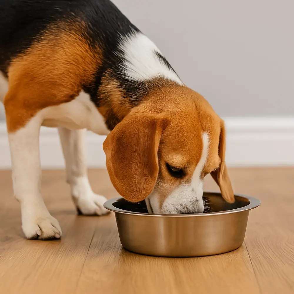 STAINLESS STEEL 32OZ. MED. PET DISH - Bulk-Price