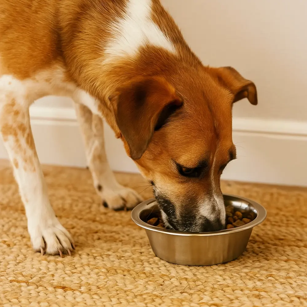 Pet dish 8 oz stainless steel