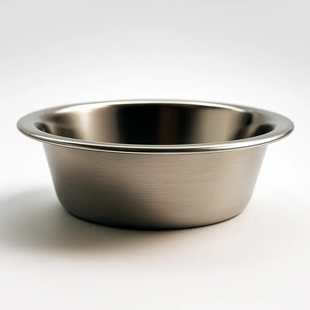 STAINLESS STEEL 8OZ. CAT DISH