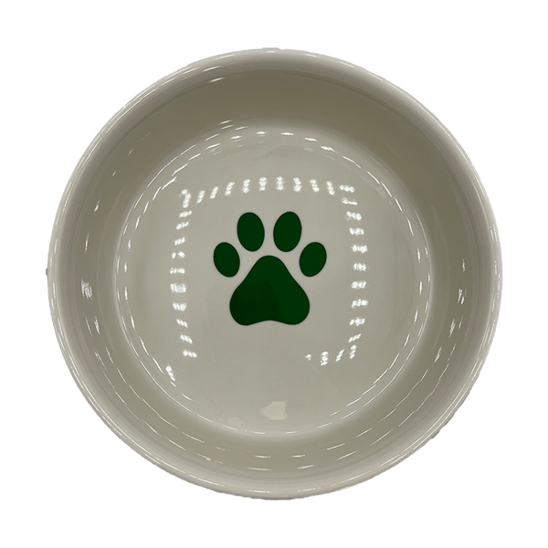 Dog Show Hunter Green Large Pet Bowl
