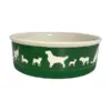 PET BOWL DOG SHOW HUNTER GREEN LARGE Bulk Price