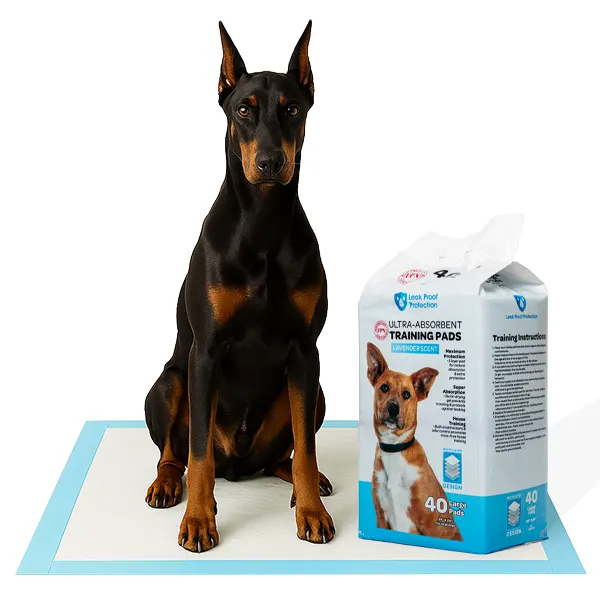 XXL Dog Pee Pads 36×36 Inch – Extra Coverage, Leak-Proof, Quick-Dry