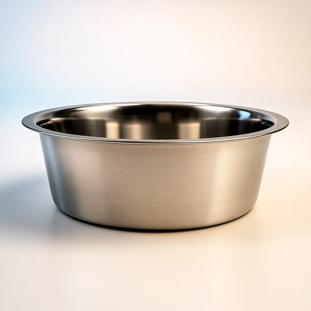 STAINLESS STEEL 64OZ. LARGE PET DISH