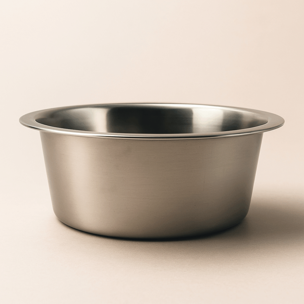STAINLESS STEEL 32OZ. MED. PET DISH
