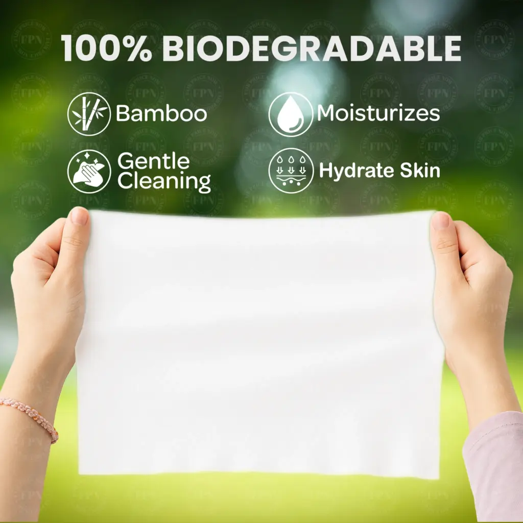 Deodorizing Pet Wipes – Unscented, 100% Biodegradable, Bamboo-Based - Order Now