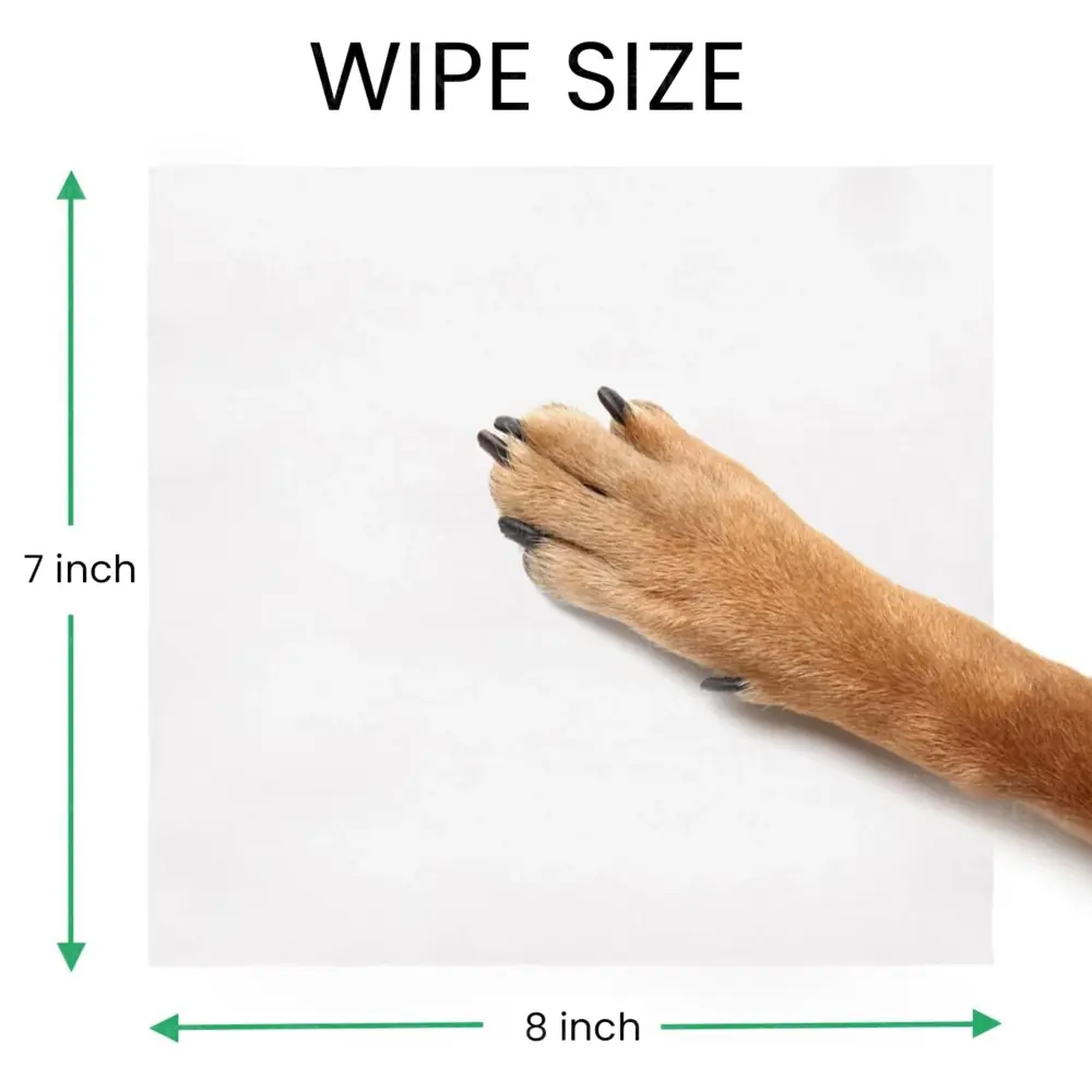Deodorizing Pet Wipes – Unscented, 100% Biodegradable, Bamboo-Based - Image 5