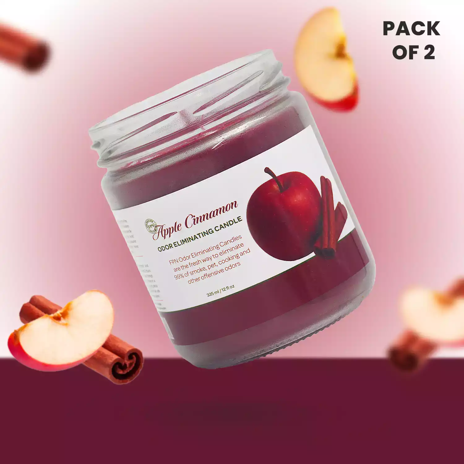 Apple Cinnamon Candle 2-Pack
