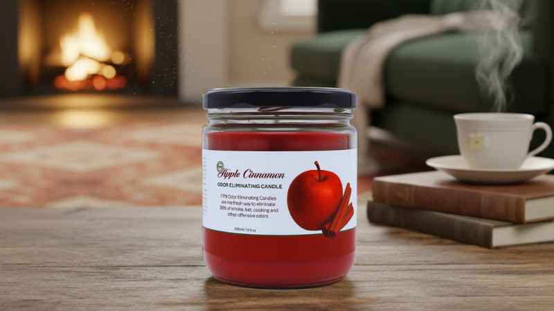 Buy Apple Cinnamon Odor Eliminating Candle Pack of 2 at Bulk Price