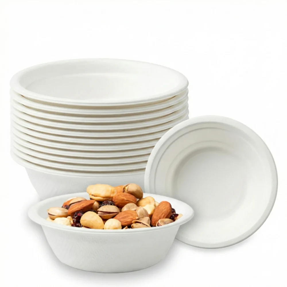 2oz Biodegradable Bowls White - Disposable Bowls