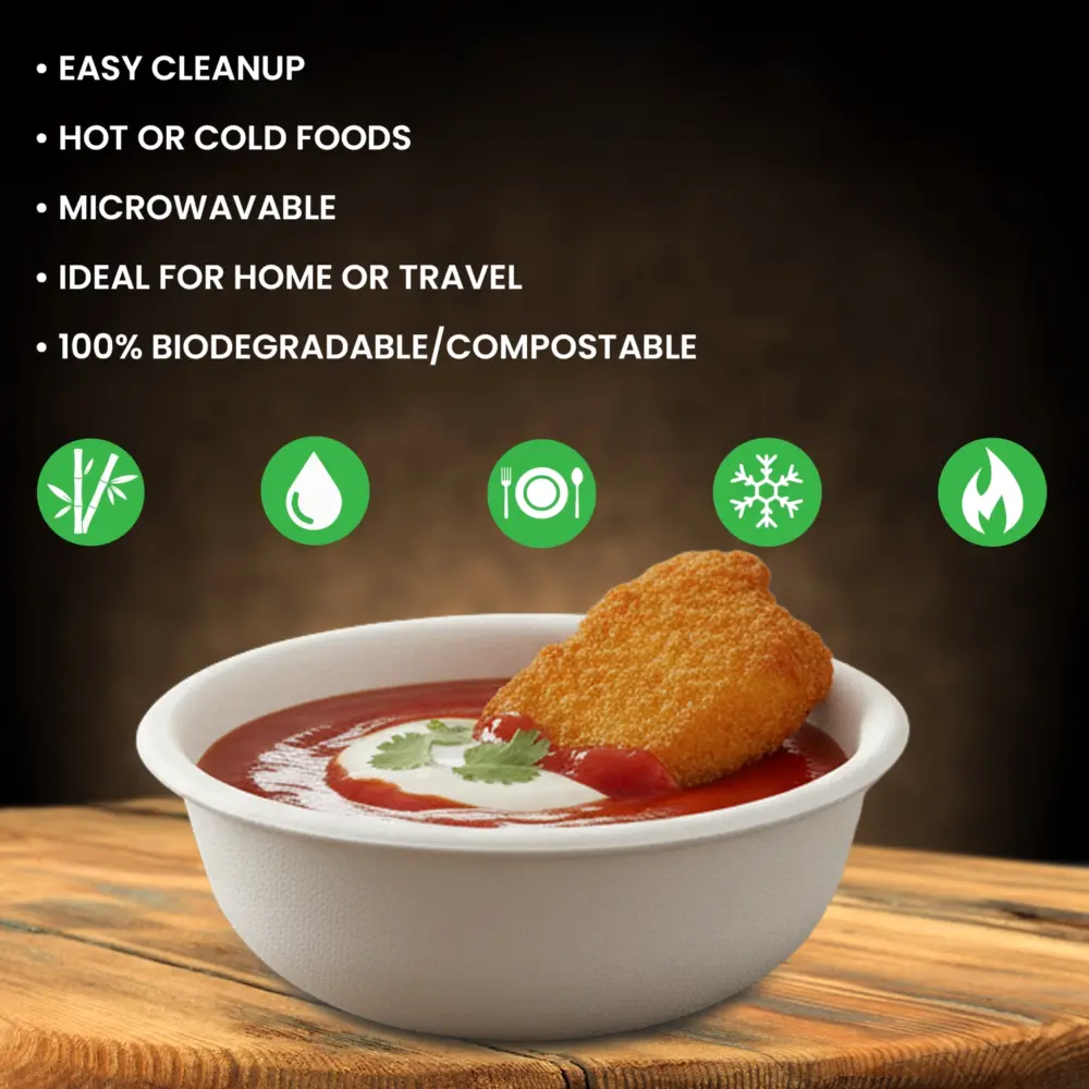 Disposable 2oz Bowls Portion Cups – Small Eco-Friendly Serving Bowls for Sauces, Dips, Dressings & Samples - Image 4
