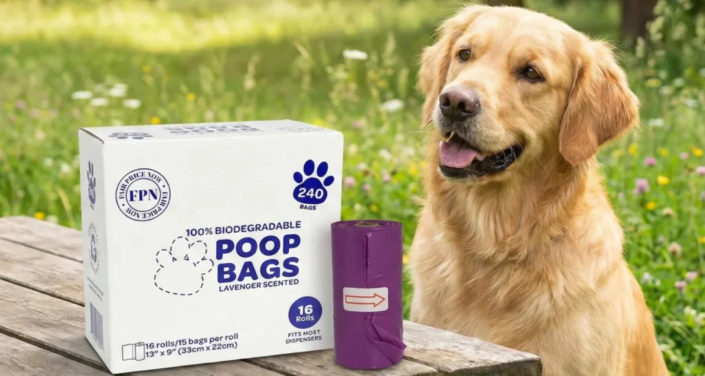 Biodegradable Dog Poop Bags: A Smarter, Cleaner & Eco-Friendly Choice for Pet Parents 1 Biodegradable Dog Poop Bags Lavender Scented