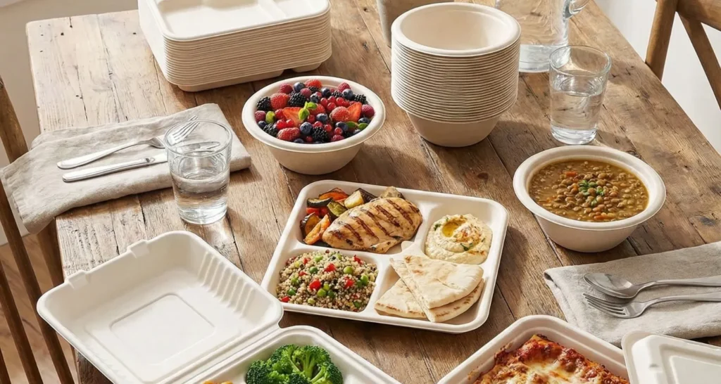 Biodegradable Tableware Sustainable Disposable Tableware for a Greener Planet