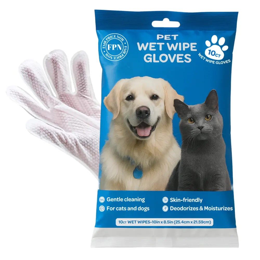 Pet wet Wipes Gloves