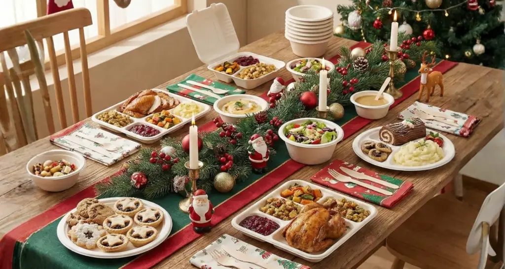 The Feast Rustic Elegance with Eco Friendly Tableware