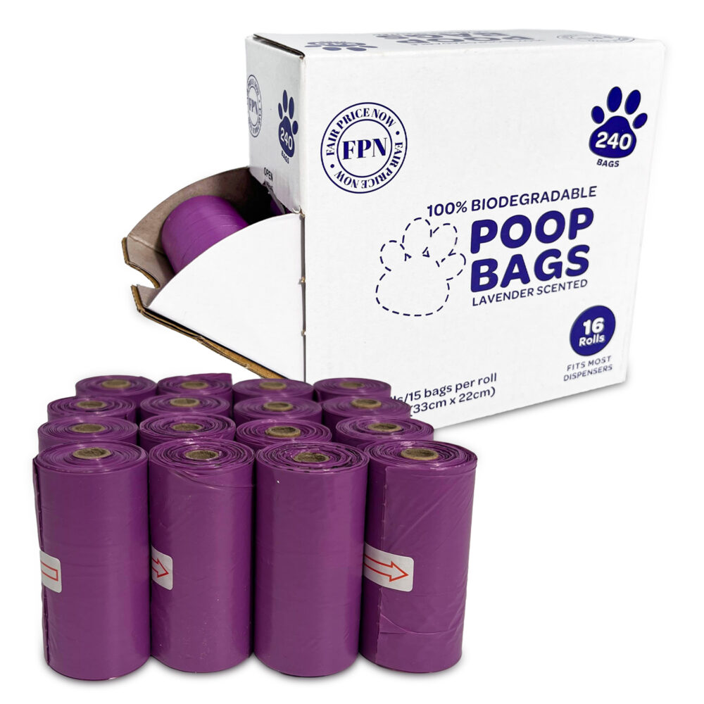 lavender Dog Poop Bags