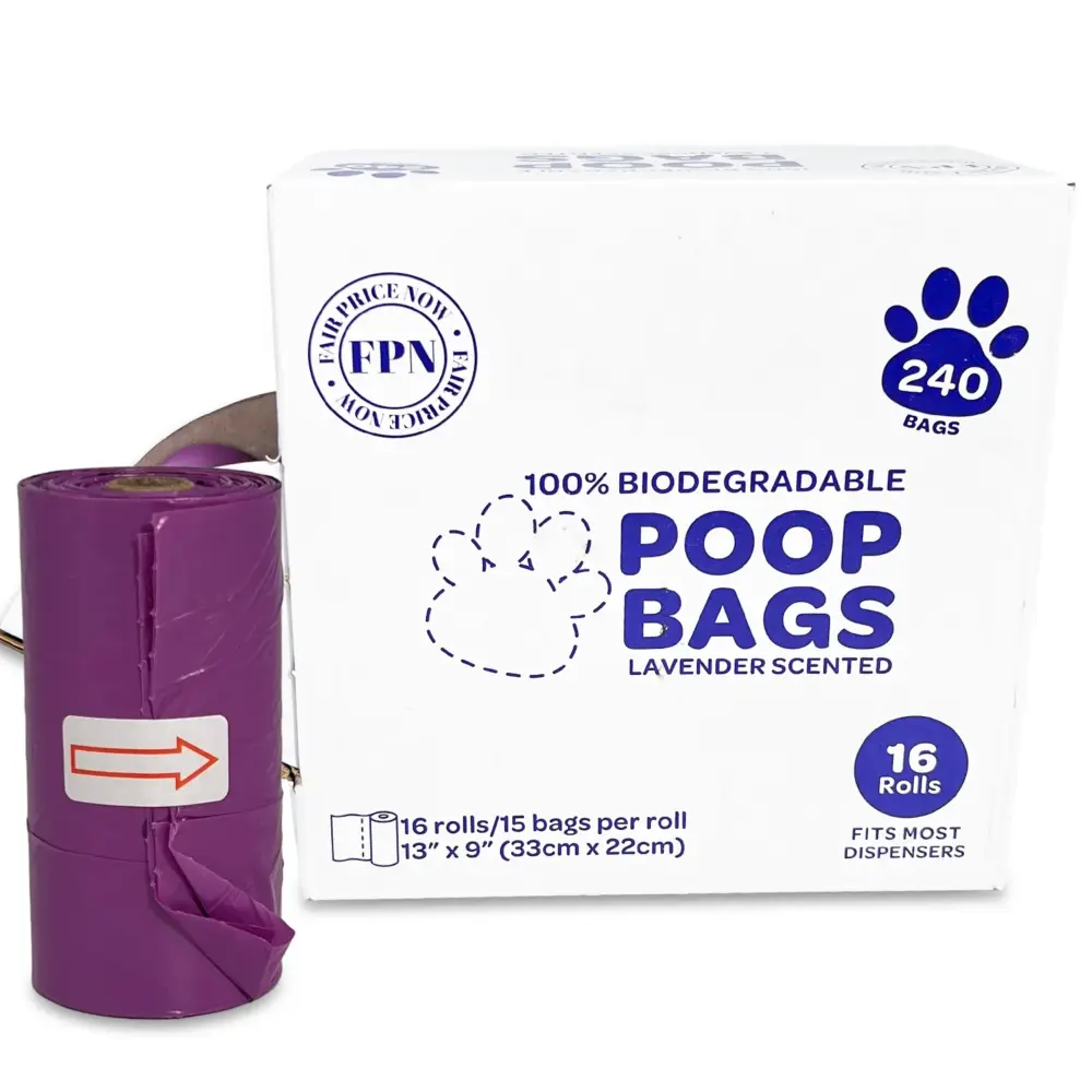 lavender scented poop bags