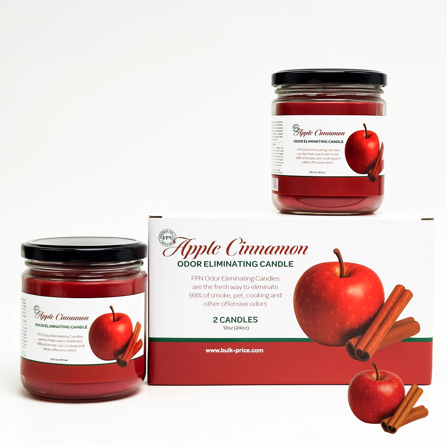 Apple Cinnamon Odor Eliminating Candle Apple Cinnamon Odor Eliminating Candle