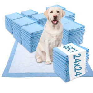 Large Dog Pee Pads 24×24 Inch – Leak-Proof, Odor Control, Quick-Dry - Blue - Lavender scent (40 count)
