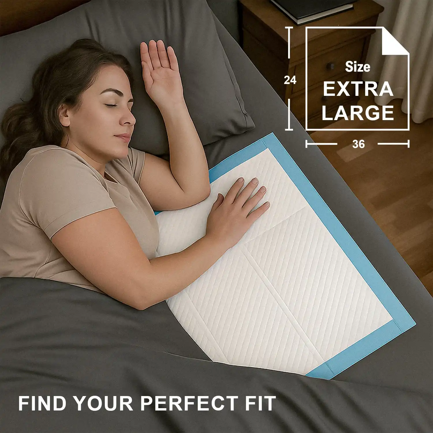 XL Disposable Bed Underpads 24x36 Inch 200 Count - Ultra Absorbent - Bulk-Price