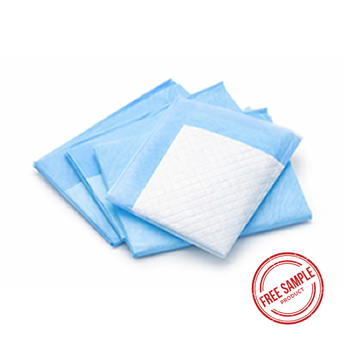 Free sample of extra large 24x36 inch unscented blue pet training pads