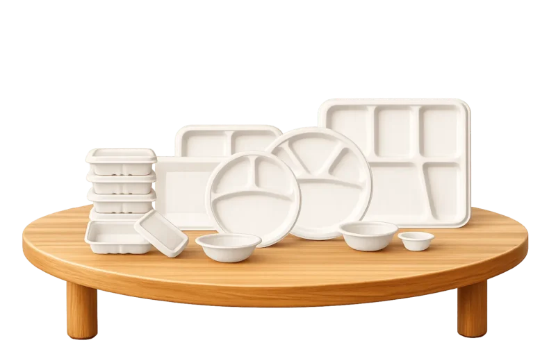 Round Square Plates
