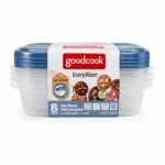 4pc Good Cook Rectangle 4 Cup Storage
