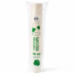 50ct 16oz Hot Beverage Cups - Compostable