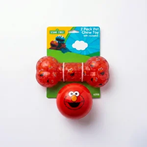 Sesame Street 2 Pack Pet Chew Toy