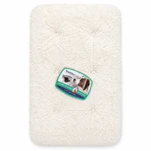 Snoozzy Plush Mat Creme 29x18
