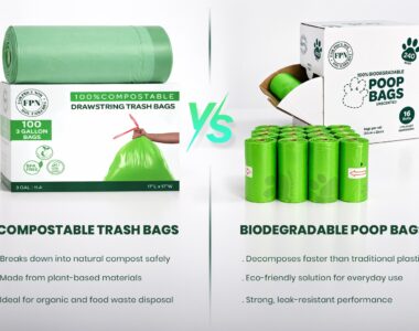 Compostable vs. biodegradable poop bags