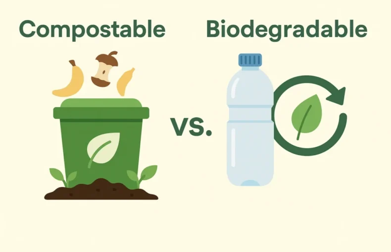 compostable vs biodegradable
