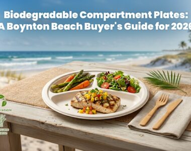 Biodegradable Compartment Plates