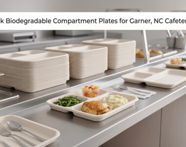 biodegradable compartment plates