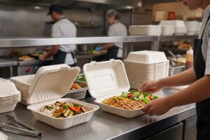 Bagasse Clamshells