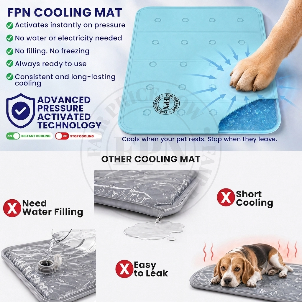 Blue Pet Cooling Mat Listing Images-comparison