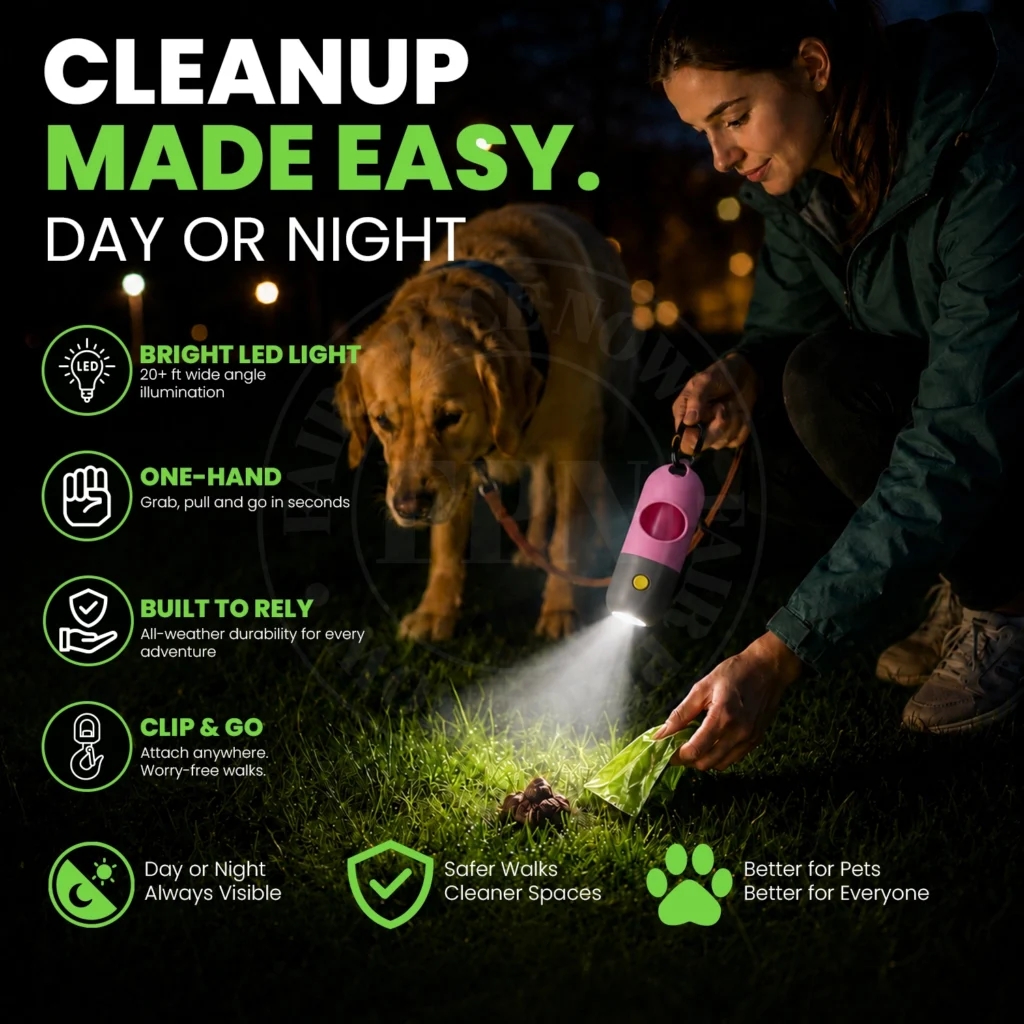 Dog Poop Bag Dispenser-Cleanup