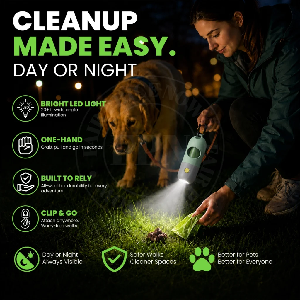 Poop Poop Bag Dispenser-Cleanup