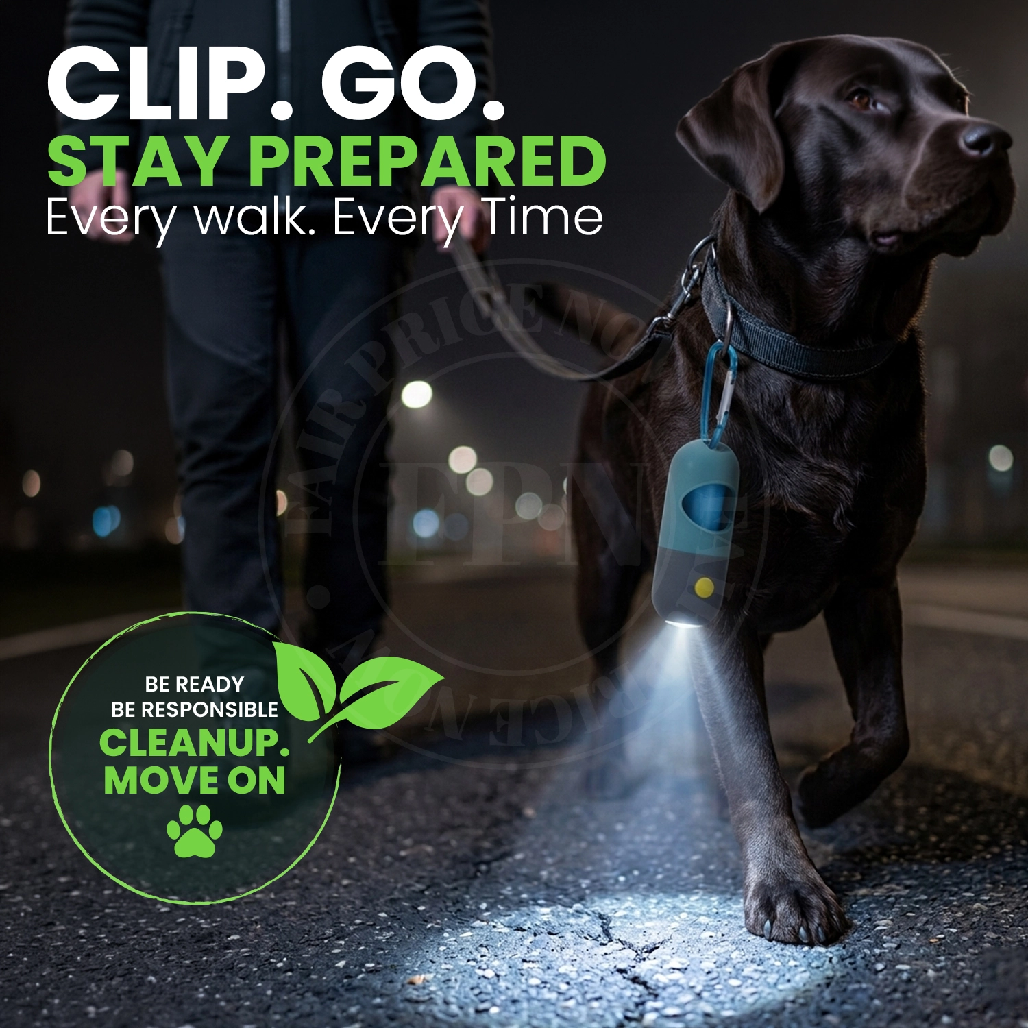 Poop Bag Dispenser-Lifestyle-2-Green Poop Bag Dispenser-Lifestyle-2