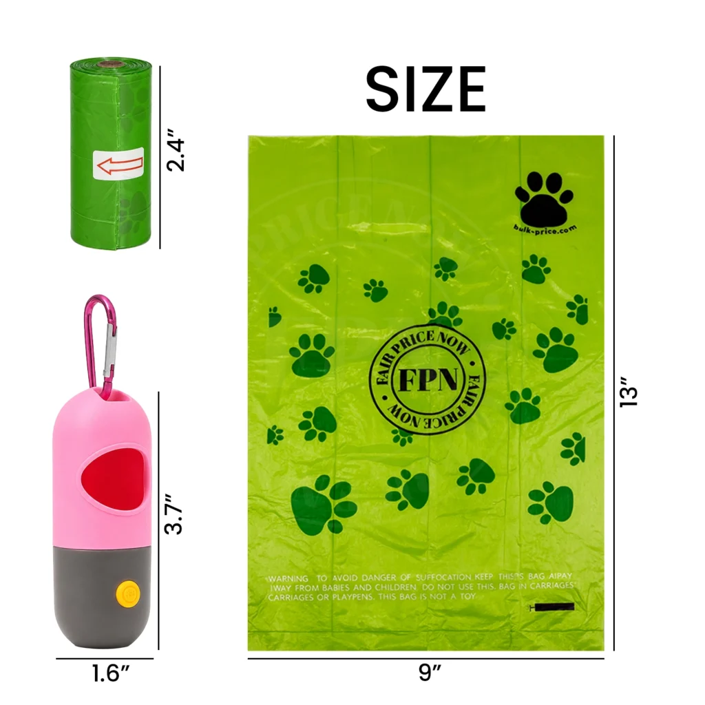 Poop Bag Dispenser-Size